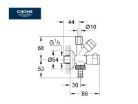 MEDIDAS LLAVE MULTIPLE GROHE